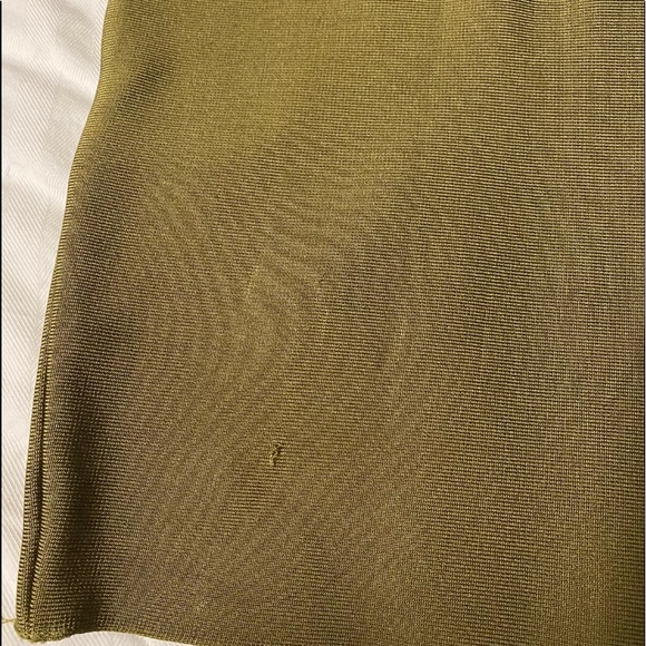*Hot Miami Style Olive  Bandage Long Sleeve Bodycon Dress , Size: Small - Picture 5 of 5